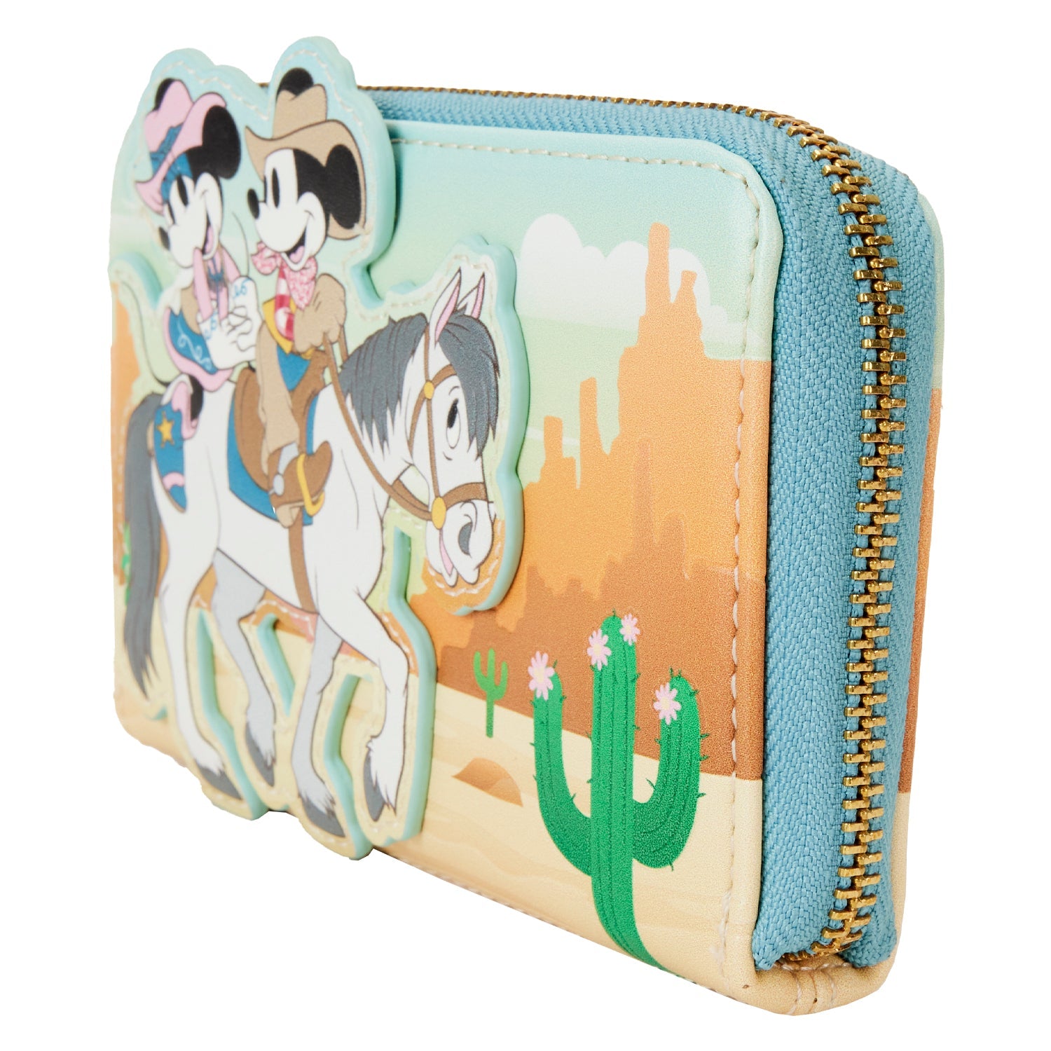 Loungefly x Disney Mickey And Minnie Western Wallet - GeekCore