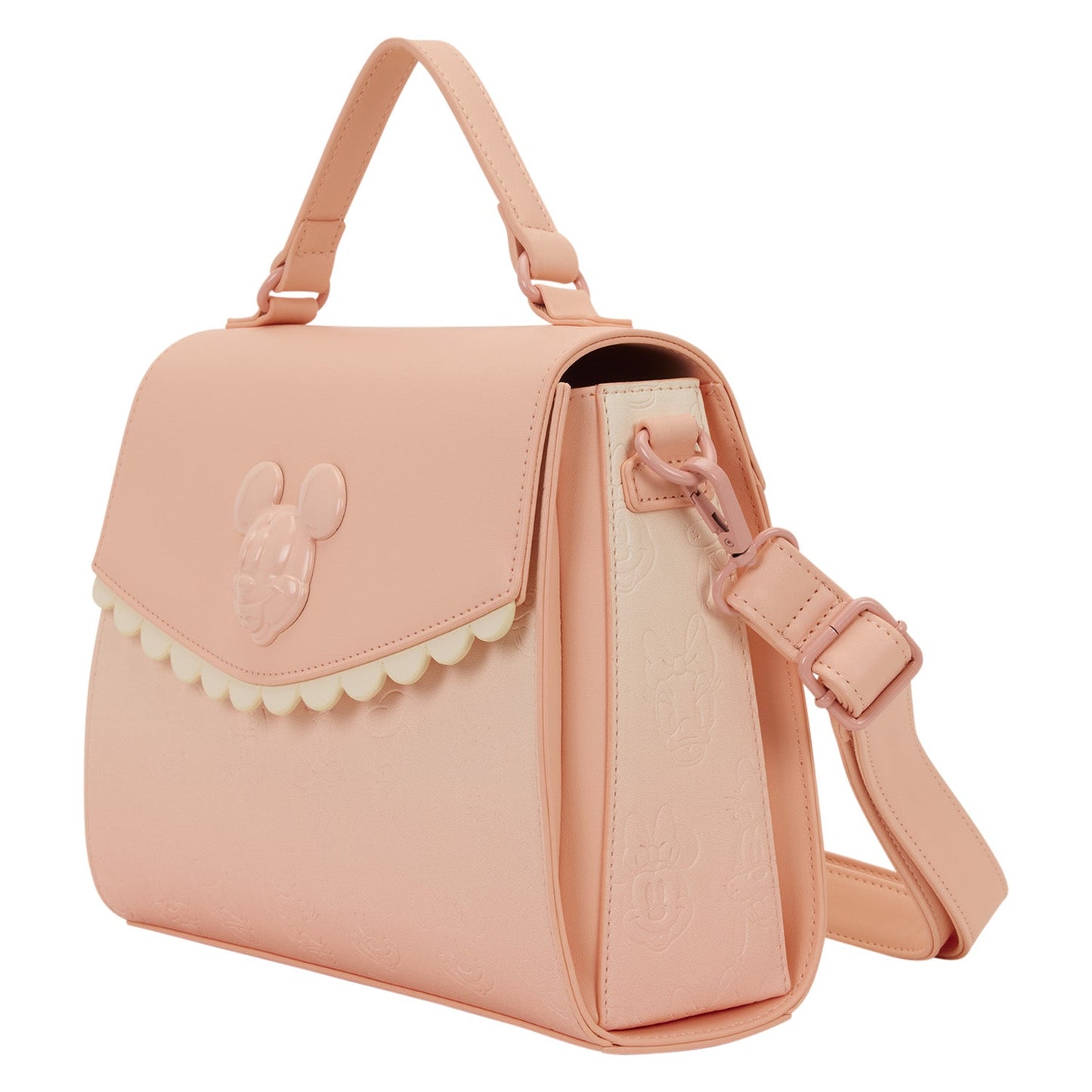 Loungefly x Disney Mickey & Friends All - Over Debossed Crossbody Bag - GeekCore