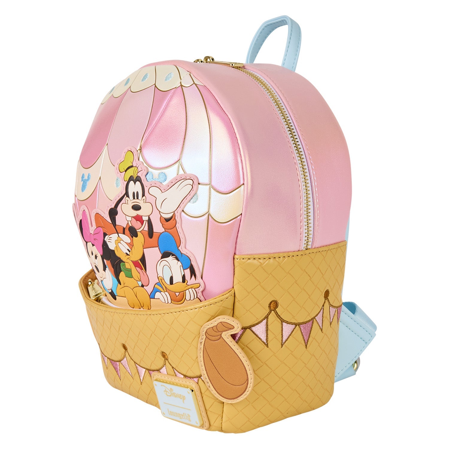Loungefly x Disney Mickey & Friends Figural Hot Air Balloon Mini Backpack - GeekCore