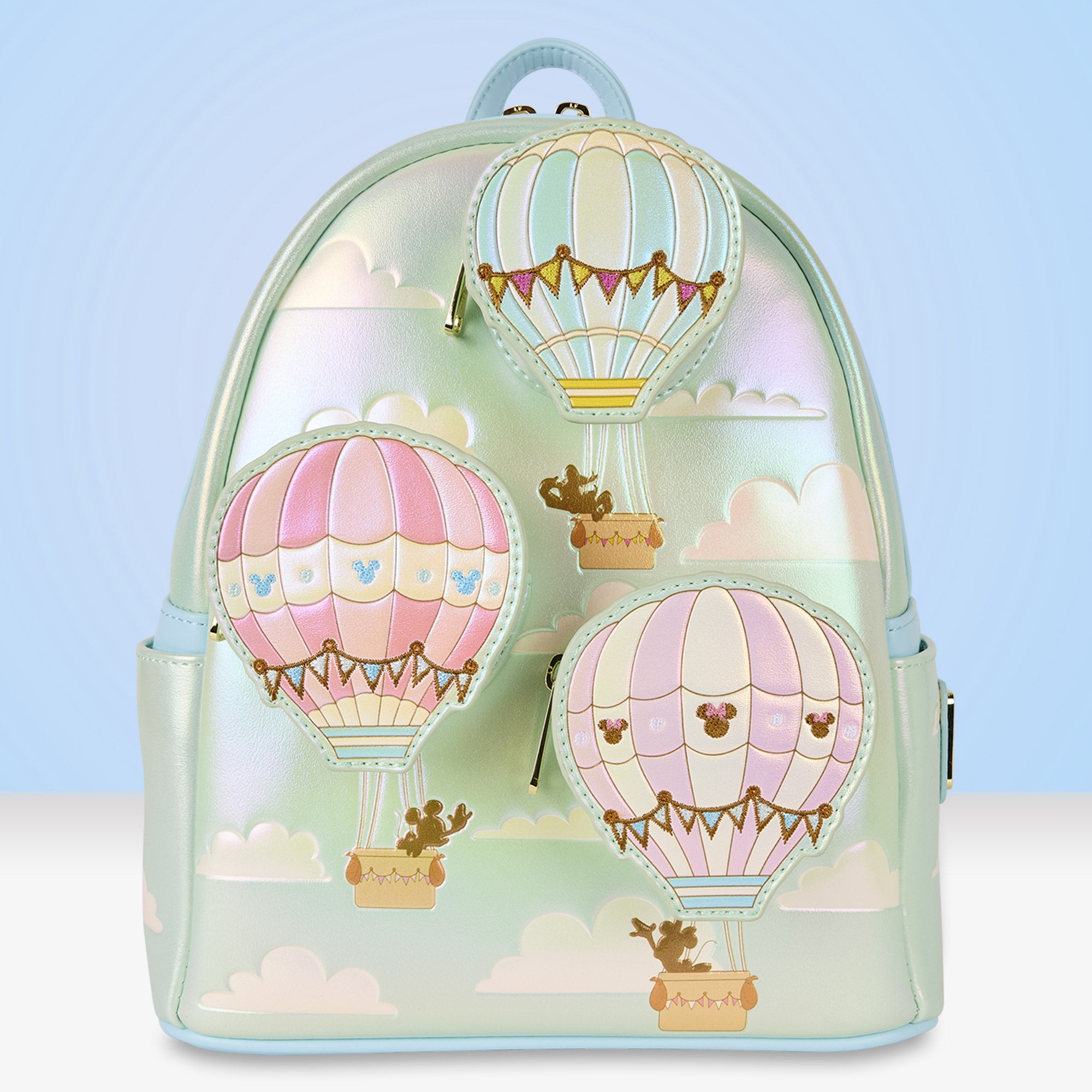Loungefly x Disney Mickey & Friends Hot Air Balloon Mini Backpack - GeekCore