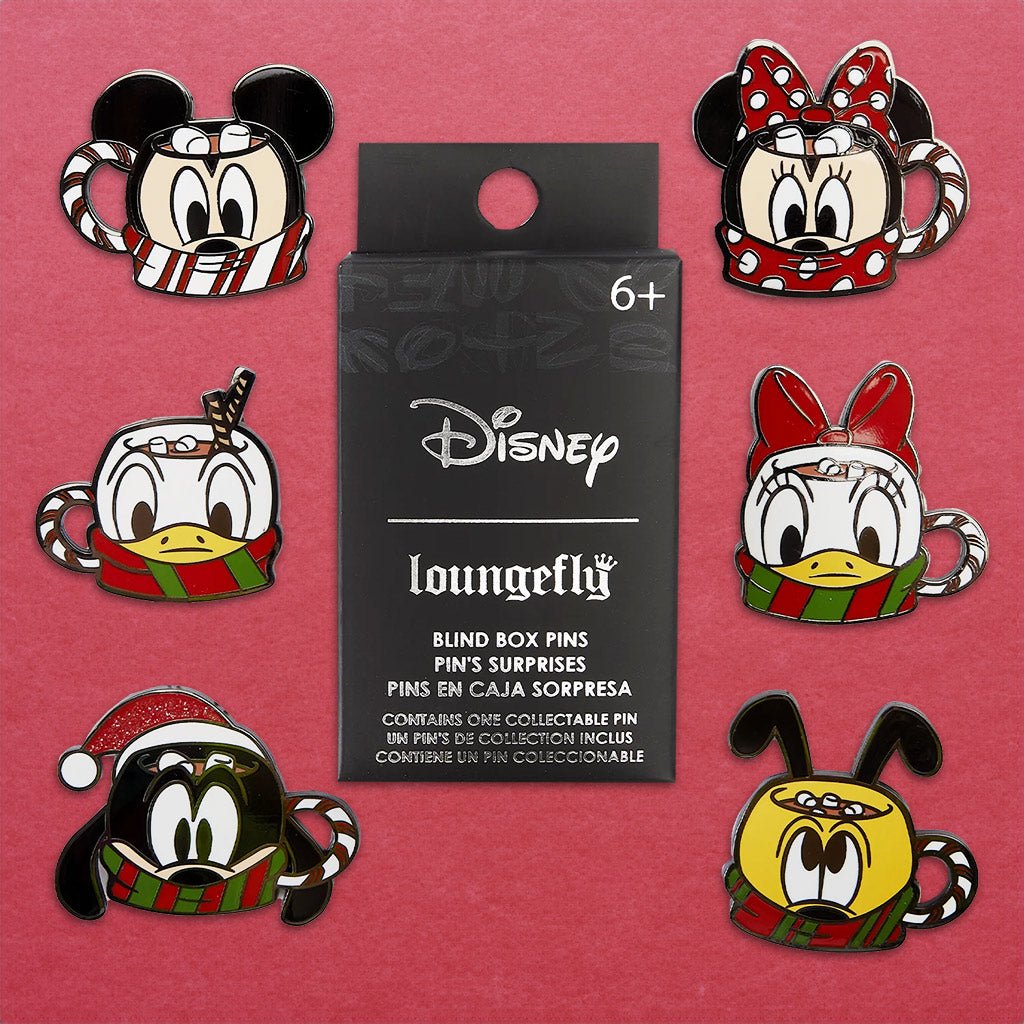 Loungefly x Disney Mickey & Friends Hot Cocoa Blind Box Mystery Pin - GeekCore