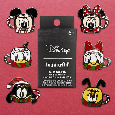 Loungefly x Disney Mickey & Friends Hot Cocoa Blind Box Mystery Pin - GeekCore