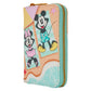 Loungefly x Disney Mickey & Minnie Beach Fun Zip Around Wallet - GeekCore