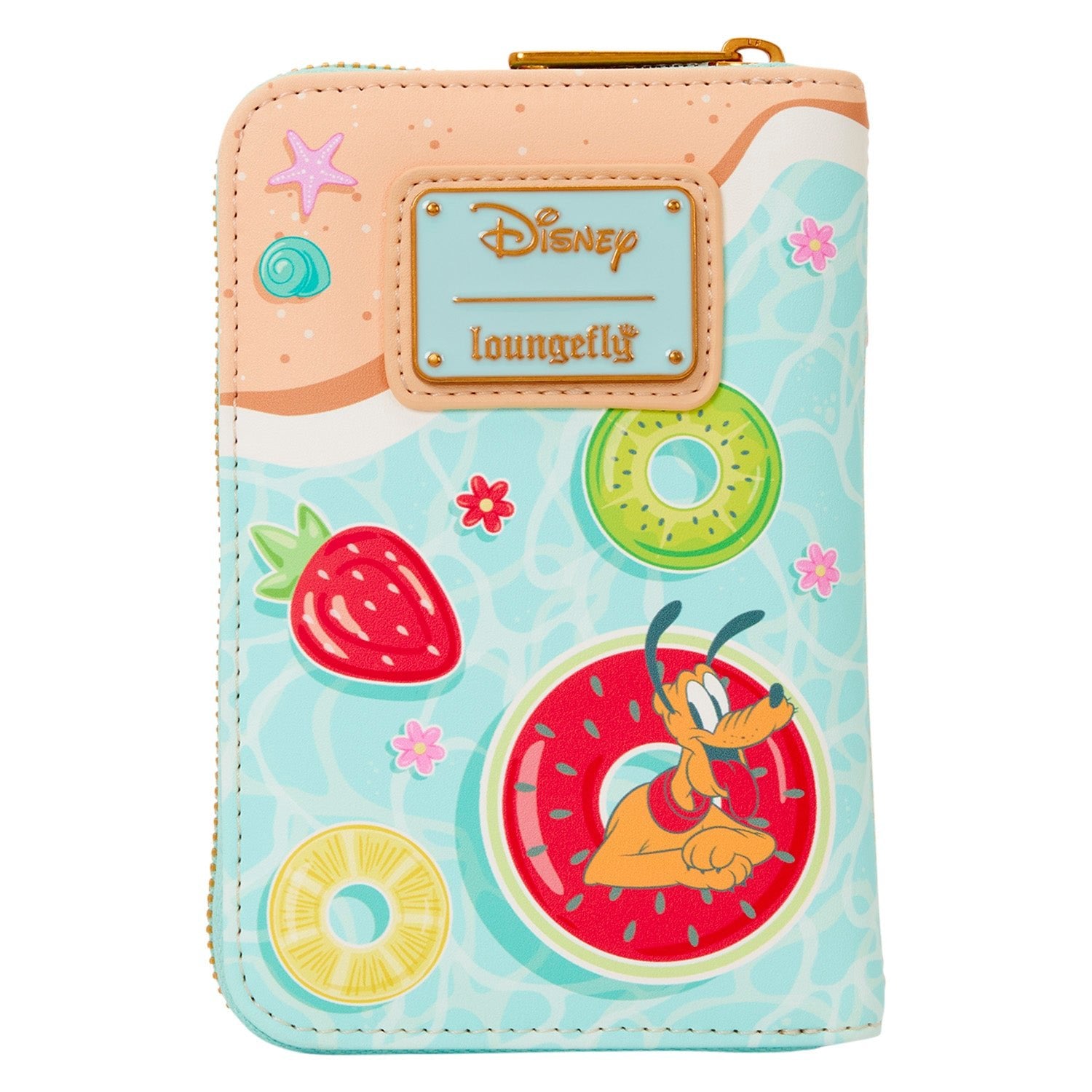 Loungefly x Disney Mickey & Minnie Beach Fun Zip Around Wallet - GeekCore