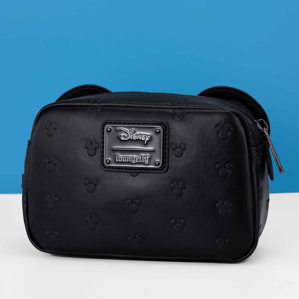 Loungefly x Disney Mickey & Minnie Debossed AOP Cosmetic Bag - GeekCore