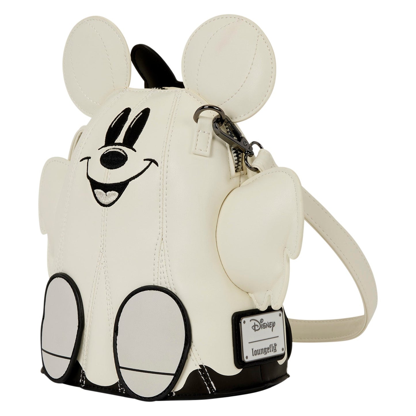 Loungefly x Disney Mickey & Minnie Ghost Glow Figural Crossbody Bag - GeekCore