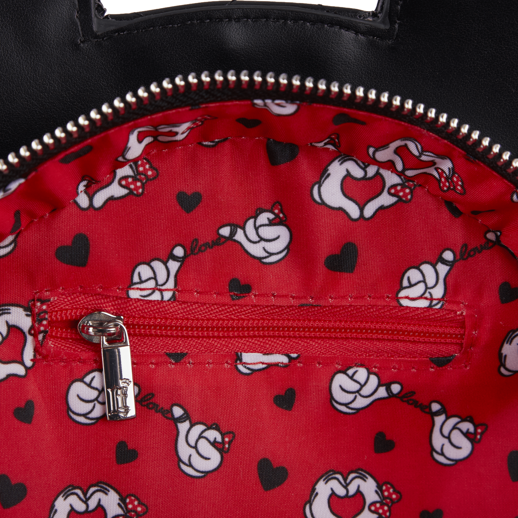 Loungefly x Disney Mickey Minnie Mouse Valentines Reversible Crossbody Bag - GeekCore