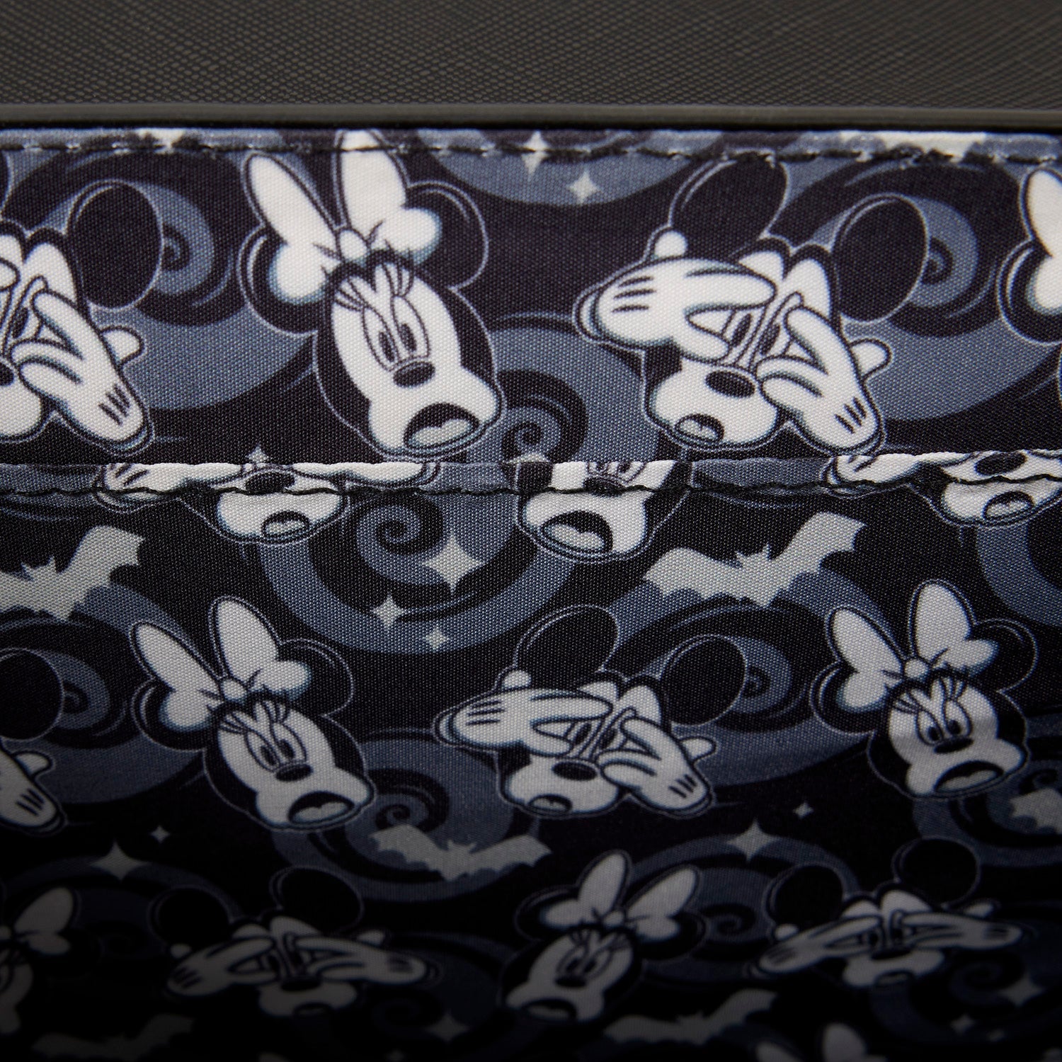 Loungefly x Disney Mickey & Minnie Spiderweb And Bats Crossbody Bag - GeekCore