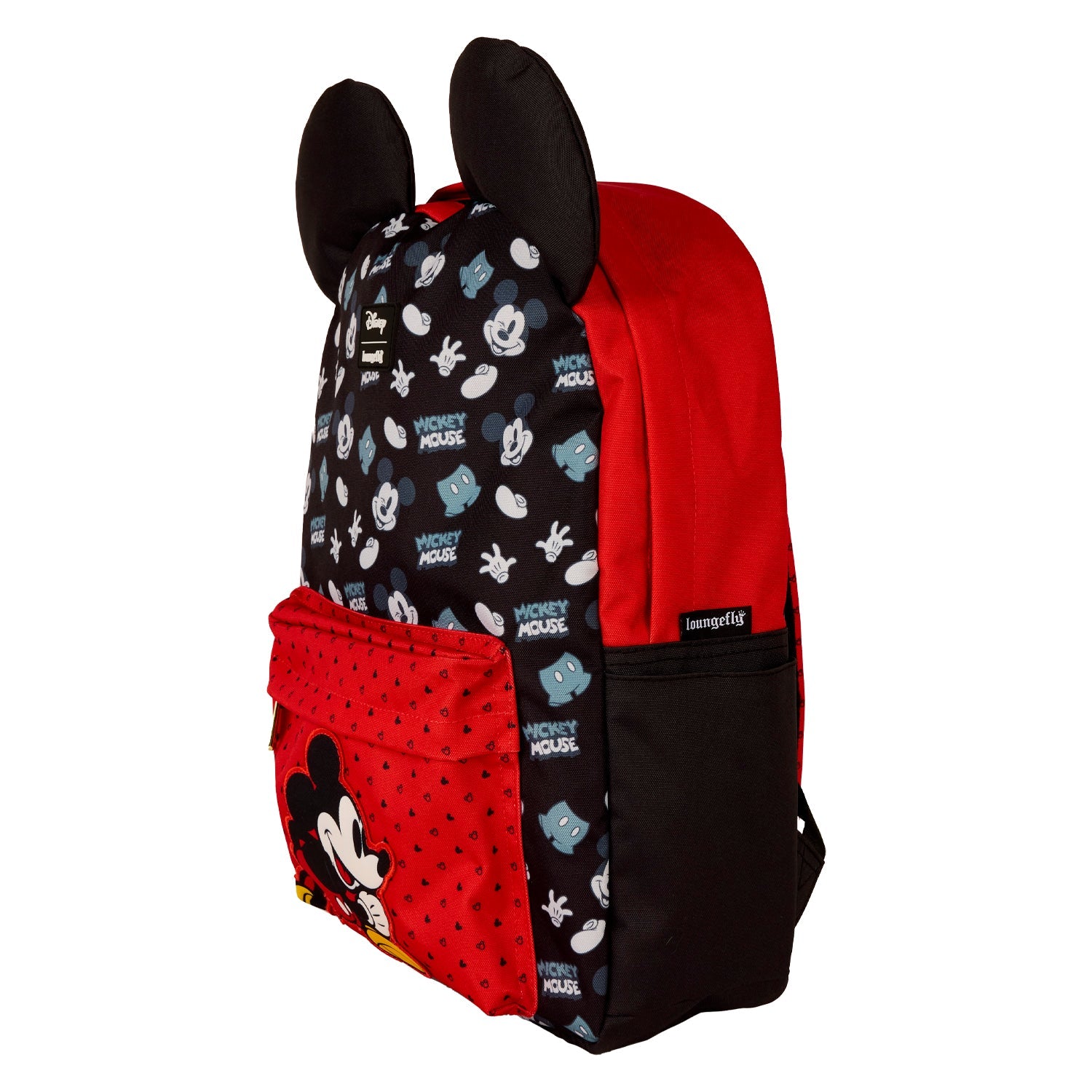 Loungefly x Disney Mickey Mouse AOP Nylon Full - Size Backpack - GeekCore