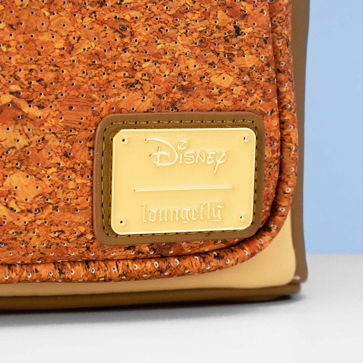 Loungefly x Disney Mickey Mouse Brown Cork Cosplay Pin Trader Mini Backpack - GeekCore