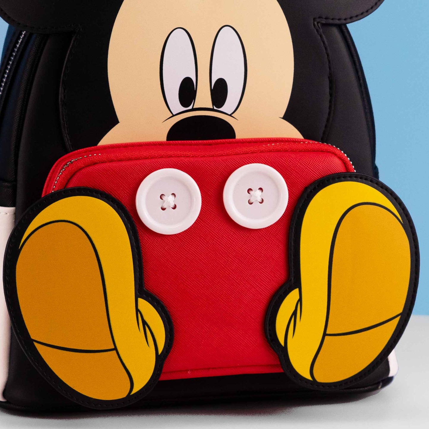 Loungefly x Disney Mickey Mouse Full Outfit Cosplay Mini Backpack - GeekCore