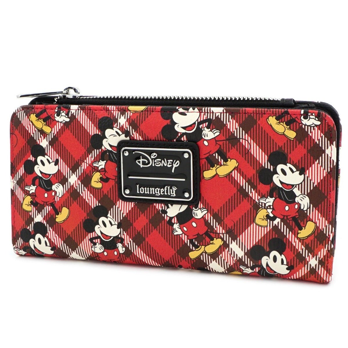 Loungefly X Disney Mickey Mouse Red Plaid Purse - GeekCore