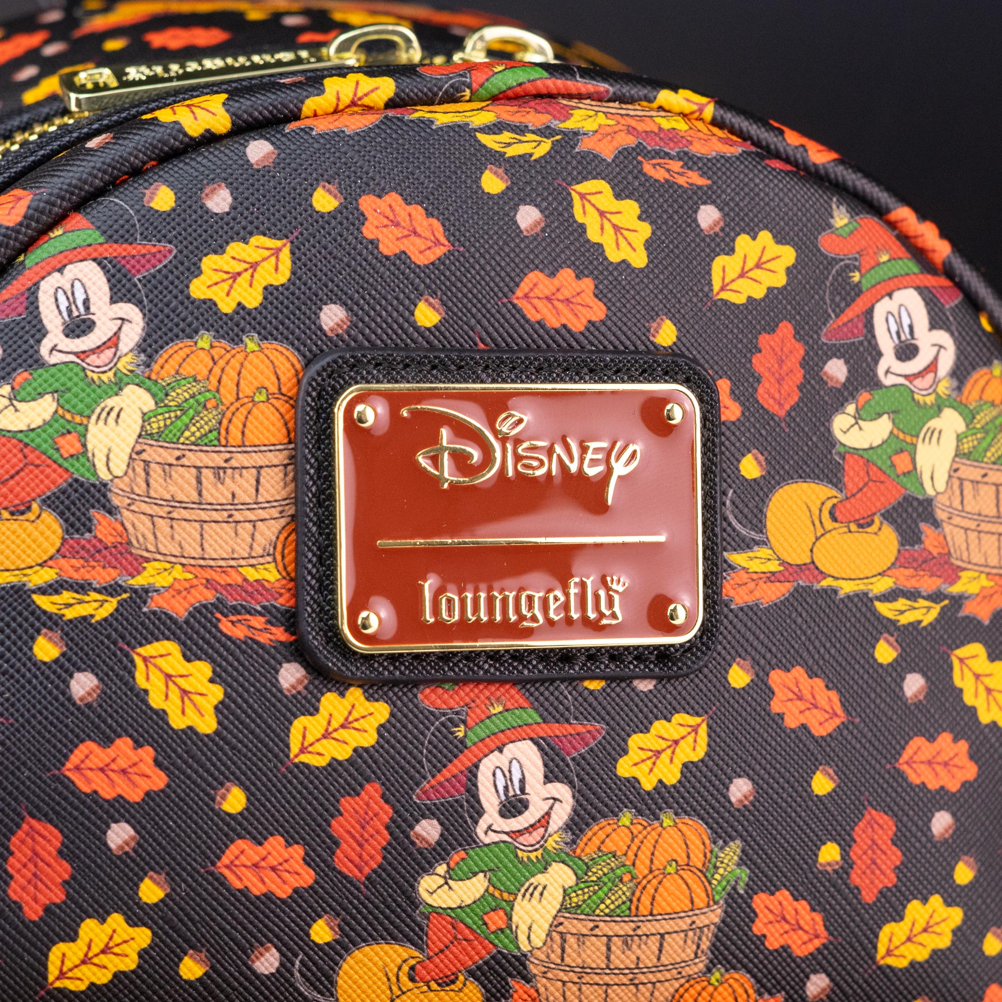 Loungefly x Disney Mickey Mouse Scarecrow AOP Mini Backpack - GeekCore