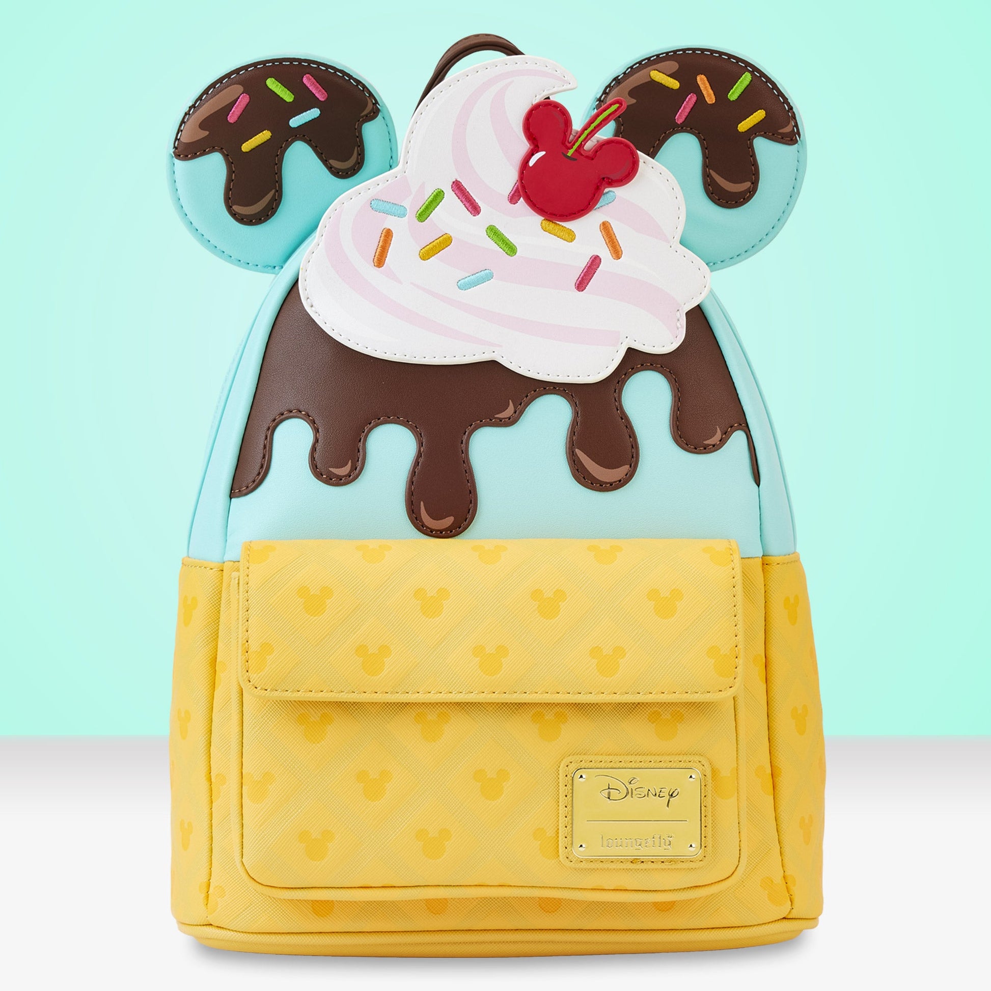 Loungefly x Disney Mickey Mouse Sweet Treats Ice Cream Mini Backpack - GeekCore