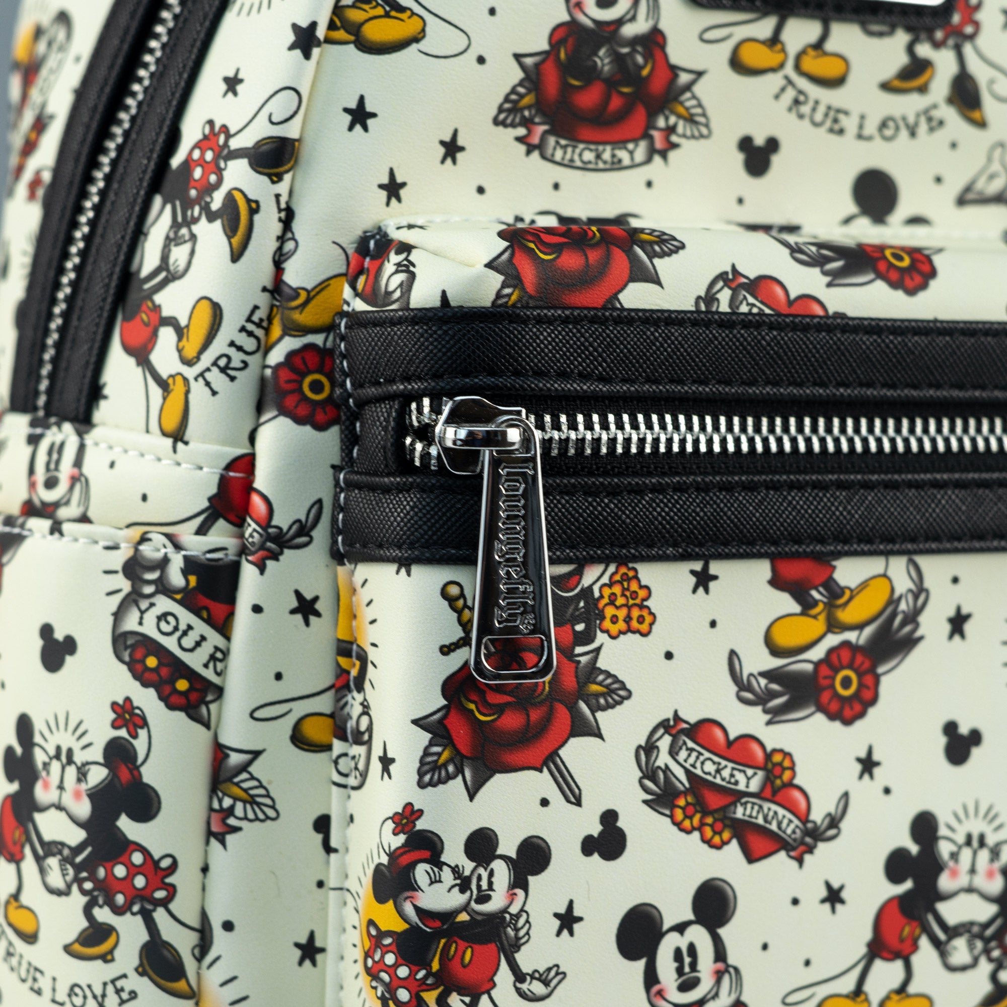 Loungefly x Disney Mickey Mouse Tattoo Art Mini Backpack - GeekCore