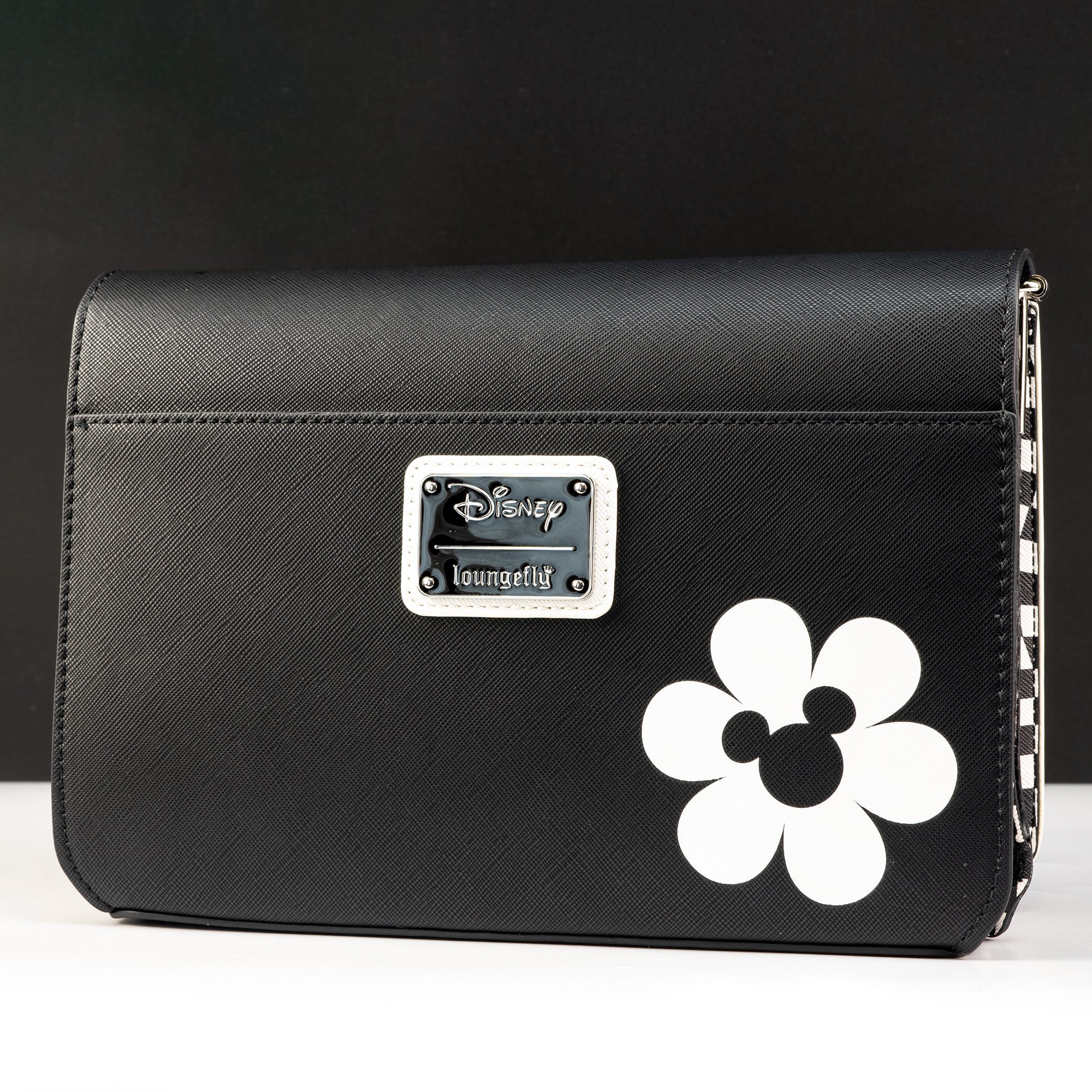 Loungefly x Disney Mickey Y2K Black and White Crossbody Bag - GeekCore