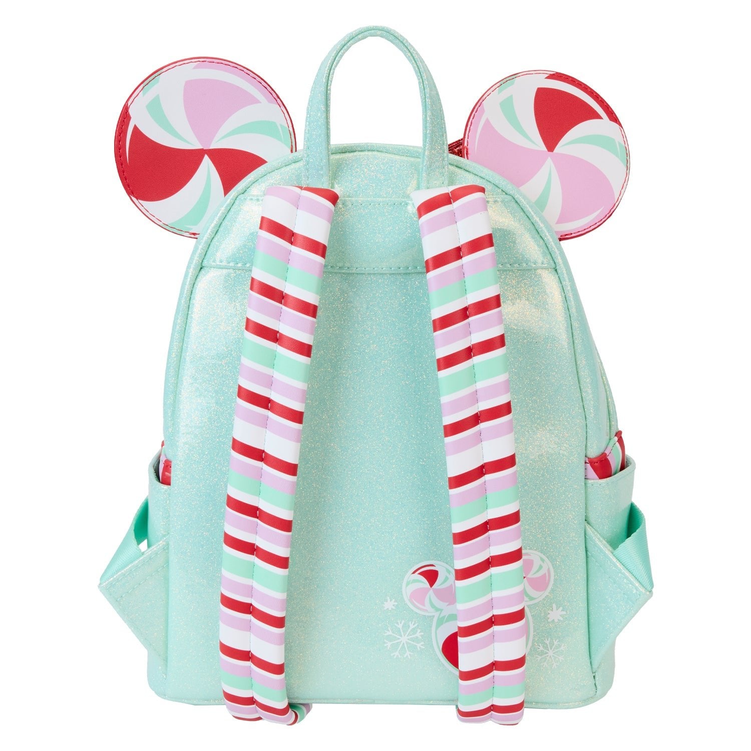 Loungefly x Disney Minnie Holiday Peppermint Ornaments Mini Backpack - GeekCore