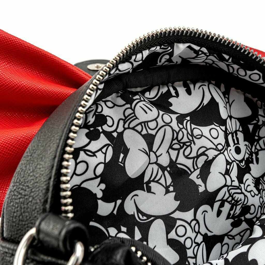 Loungefly x Disney Minnie Mouse Big Red Bow Crossbody Bag - GeekCore