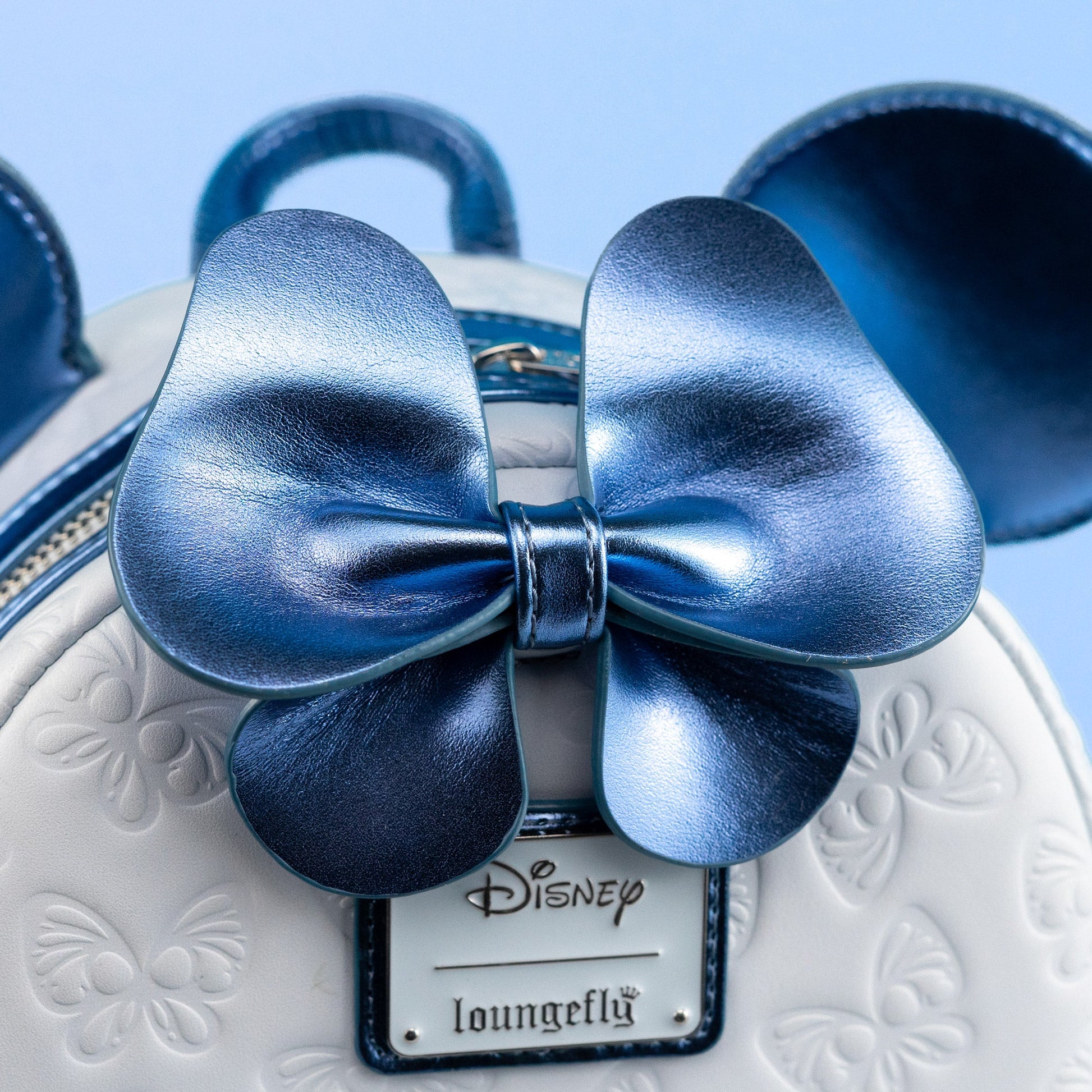 Loungefly x Disney Minnie Mouse Blue Butterfly Mini Backpack - GeekCore