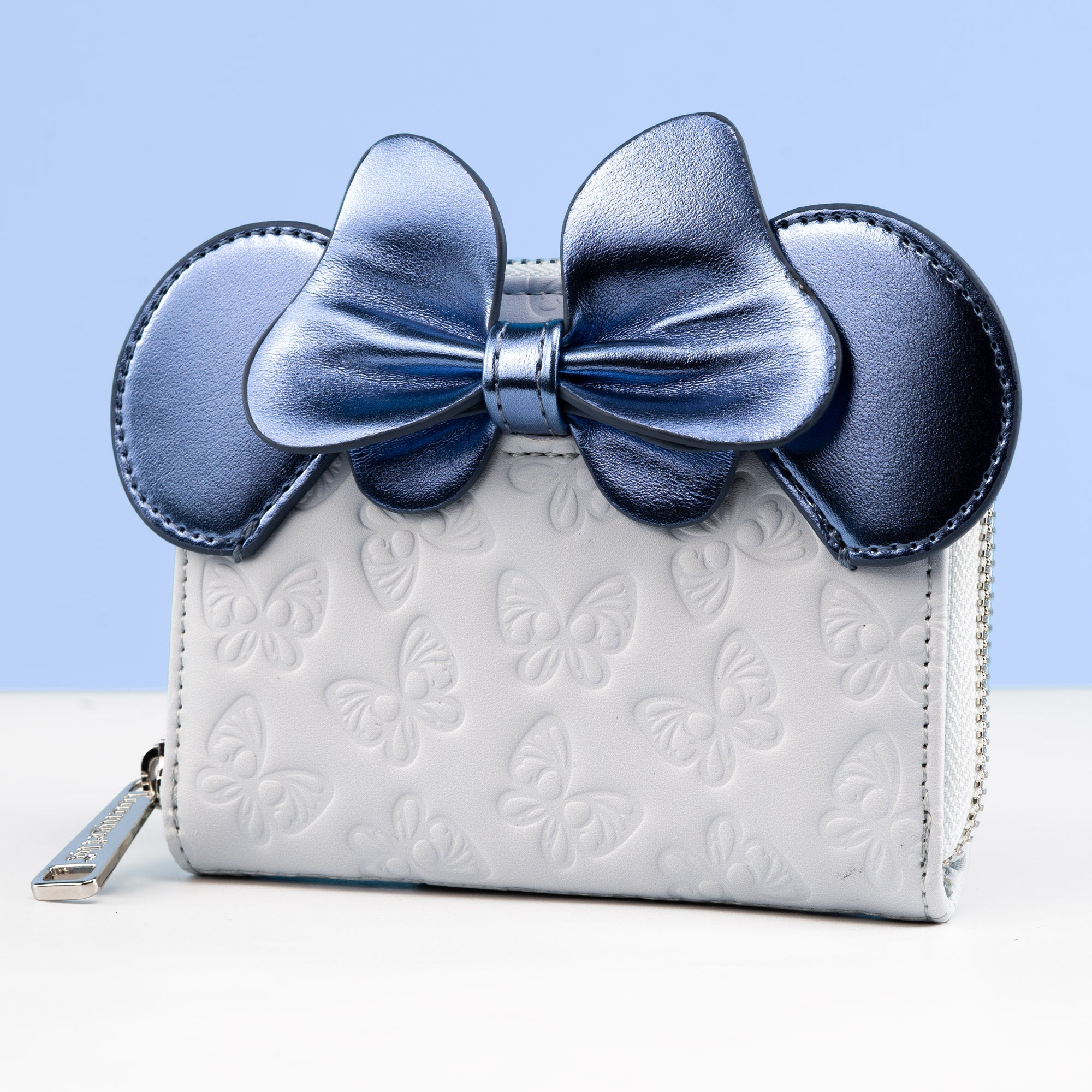 Loungefly x Disney Minnie Mouse Blue Butterfly Wallet - GeekCore