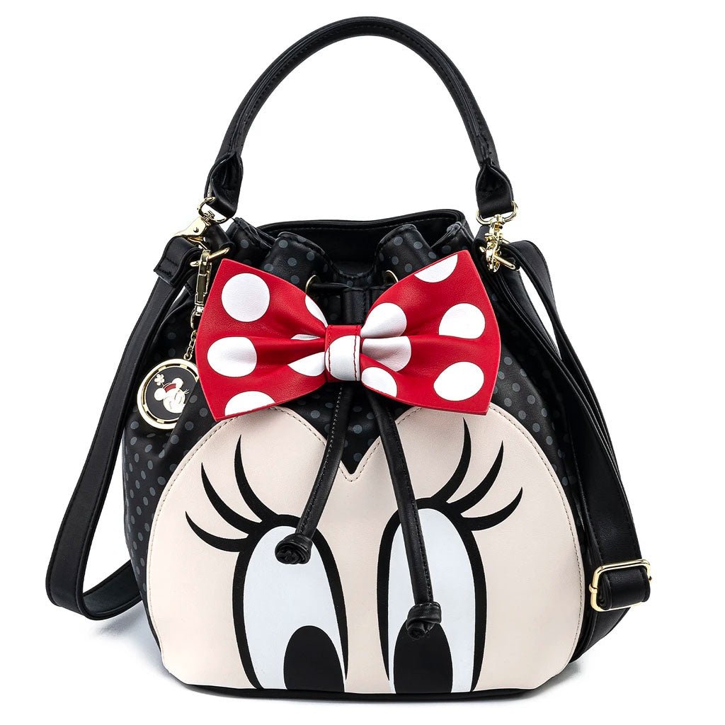 Loungefly x Disney Minnie Mouse Bow Bucket Bag - GeekCore