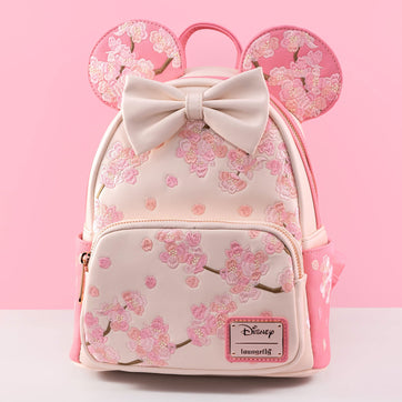 Loungefly x Disney Minnie Mouse Cherry Blossom Cosplay Mini Backpack - GeekCore