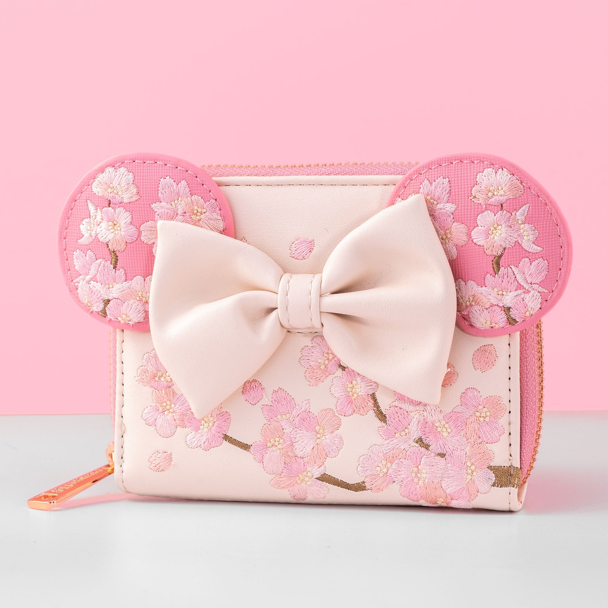 Loungefly x Disney Minnie Mouse Cherry Blossom Cosplay Wallet - GeekCore