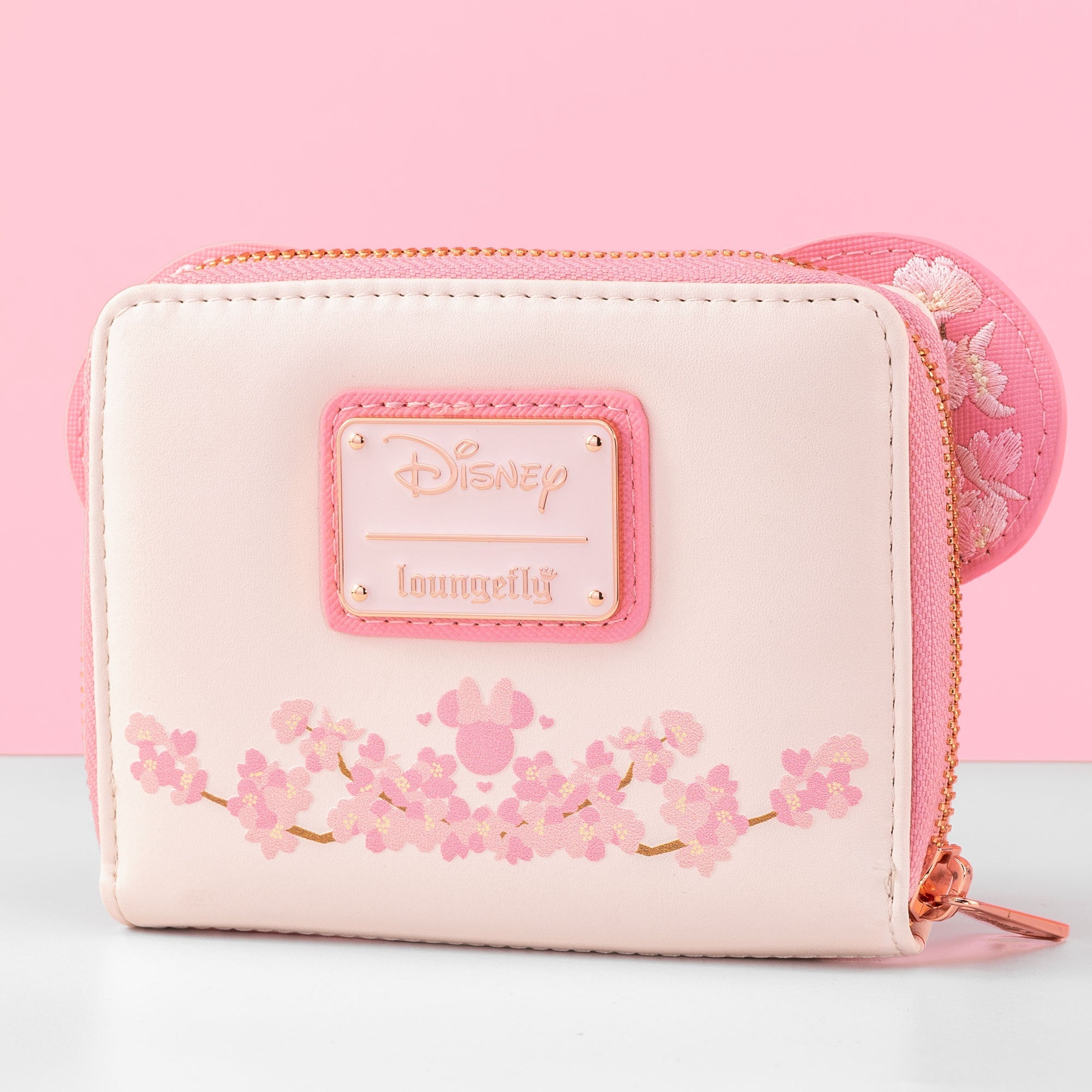 Loungefly x Disney Minnie Mouse Cherry Blossom Cosplay Wallet - GeekCore