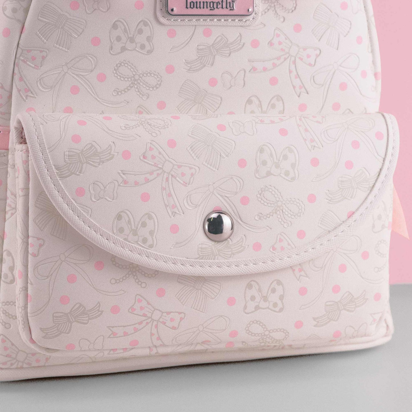 Loungefly x Disney Minnie Mouse Coquette Bow Mini Backpack - GeekCore