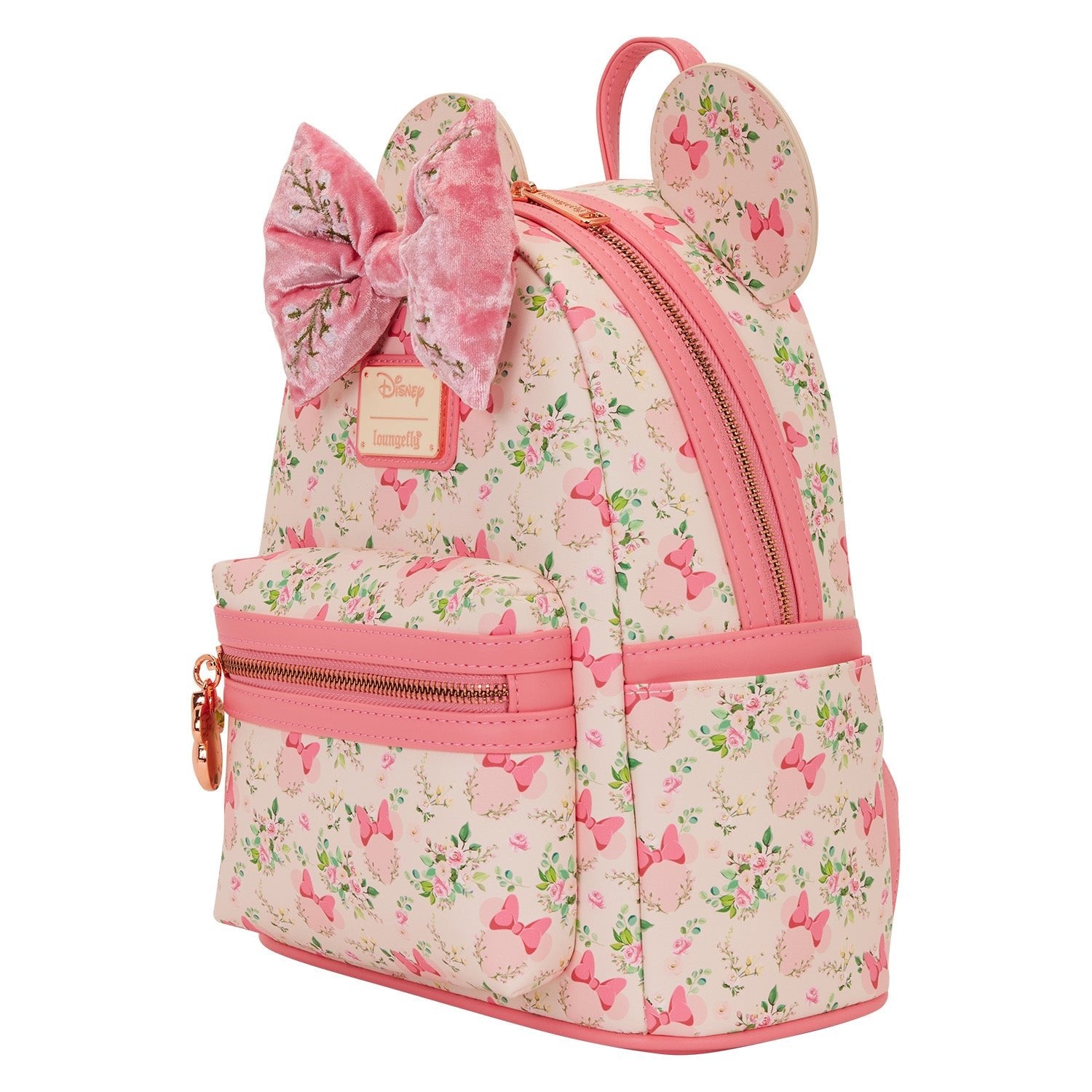 Loungefly x Disney Minnie Mouse Floral Mini Backpack - GeekCore
