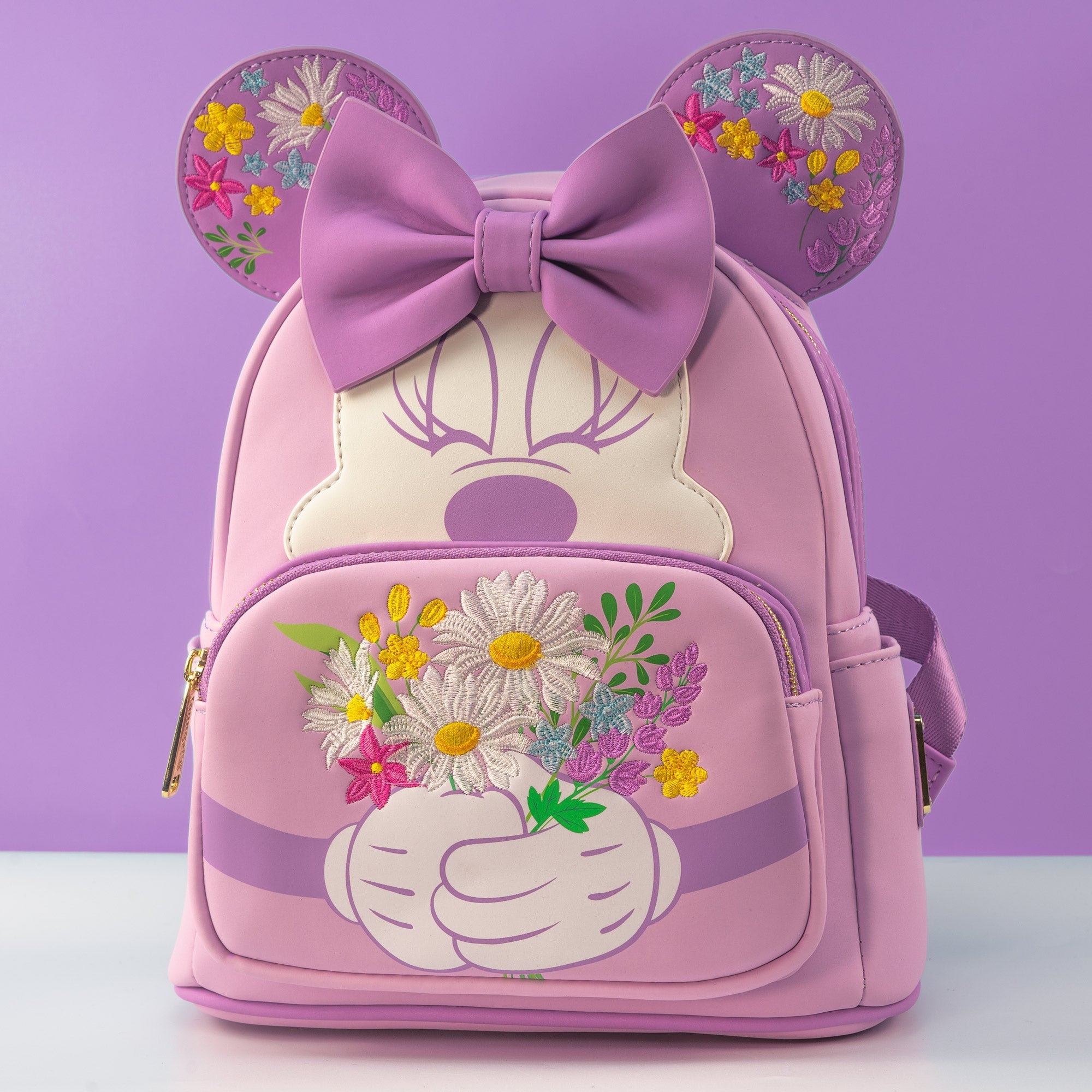 Loungefly x Disney Minnie Mouse Flower Mini Backpack - GeekCore