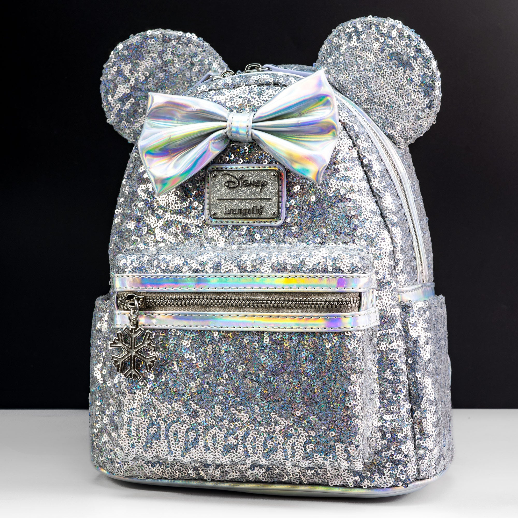 Loungefly x Disney Minnie Mouse Holographic Sequin Mini Backpack - GeekCore