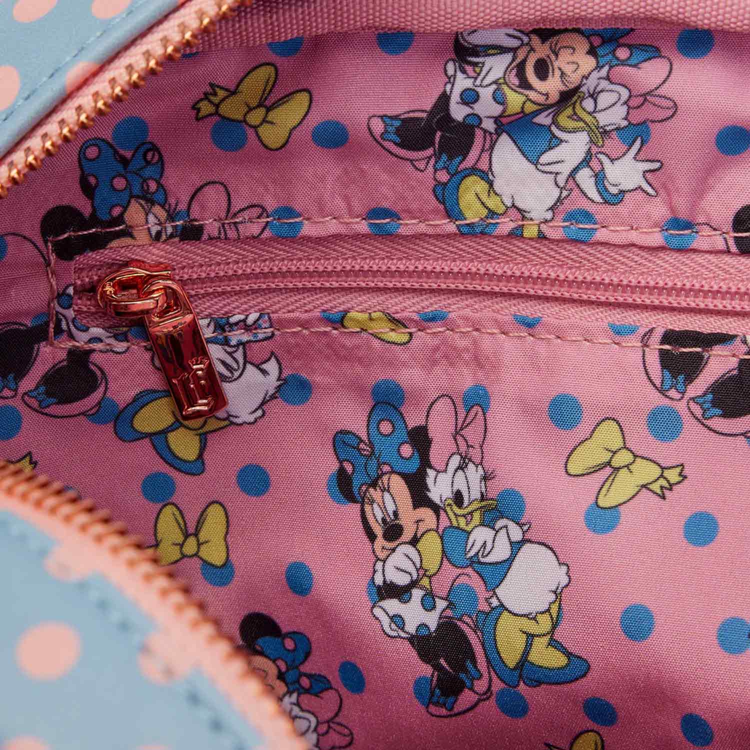 Loungefly x Disney Minnie Mouse Pastel Polka Dot Crossbody Bag - GeekCore