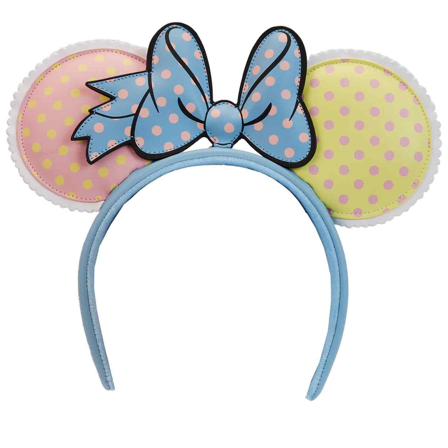 Loungefly x Disney Minnie Mouse Pastel Polka Dot Ear Headband - GeekCore