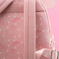 Loungefly x Disney Minnie Mouse Pink Debossed Bows Mini Backpack - GeekCore