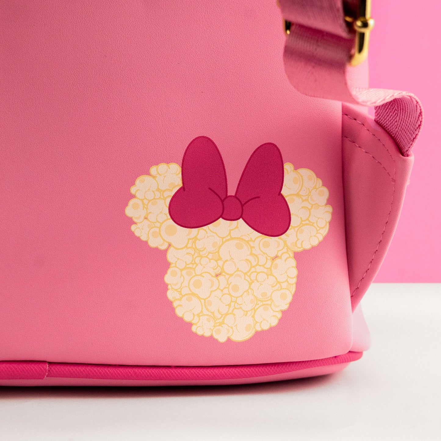Loungefly x Disney Minnie Mouse Pink Popcorn Bucket Mini Backpack - GeekCore