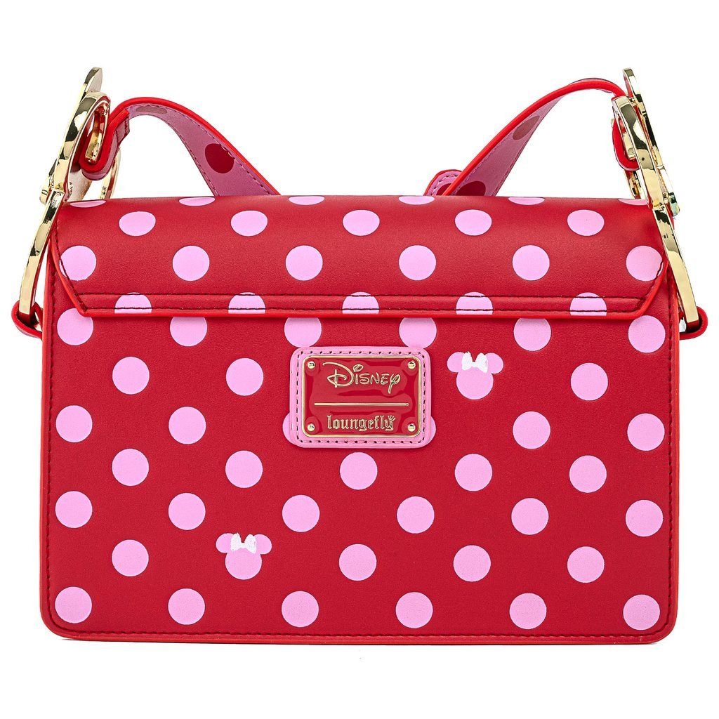 Loungefly x Disney Minnie Mouse Polka Dot Bow Handbag - GeekCore