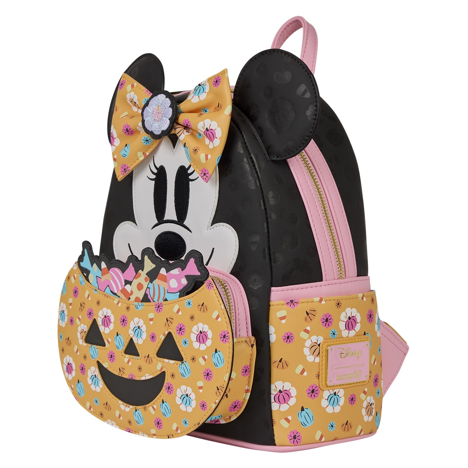 Loungefly x Disney Minnie Mouse Pumpkin Sketches Mini Backpack - GeekCore