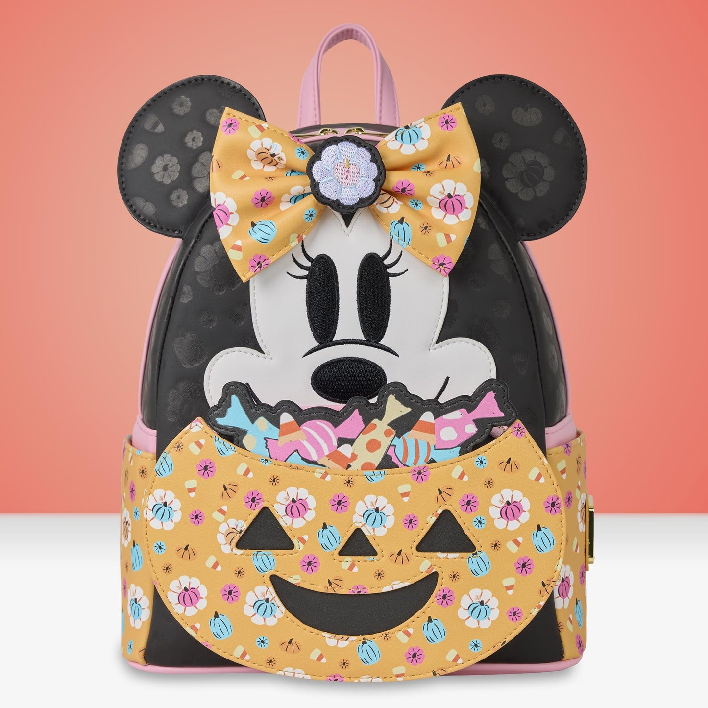 Loungefly x Disney Minnie Mouse Pumpkin Sketches Mini Backpack - GeekCore
