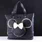 Loungefly x Disney Minnie Mouse Quilted Floral Convertible Backpack & Tote Bag - GeekCore