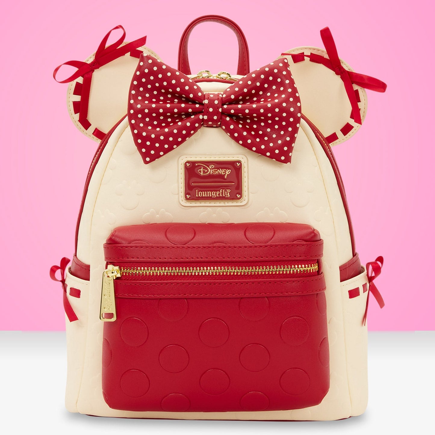 Loungefly x Disney Minnie Mouse Rock the Dots Mini Backpack - GeekCore