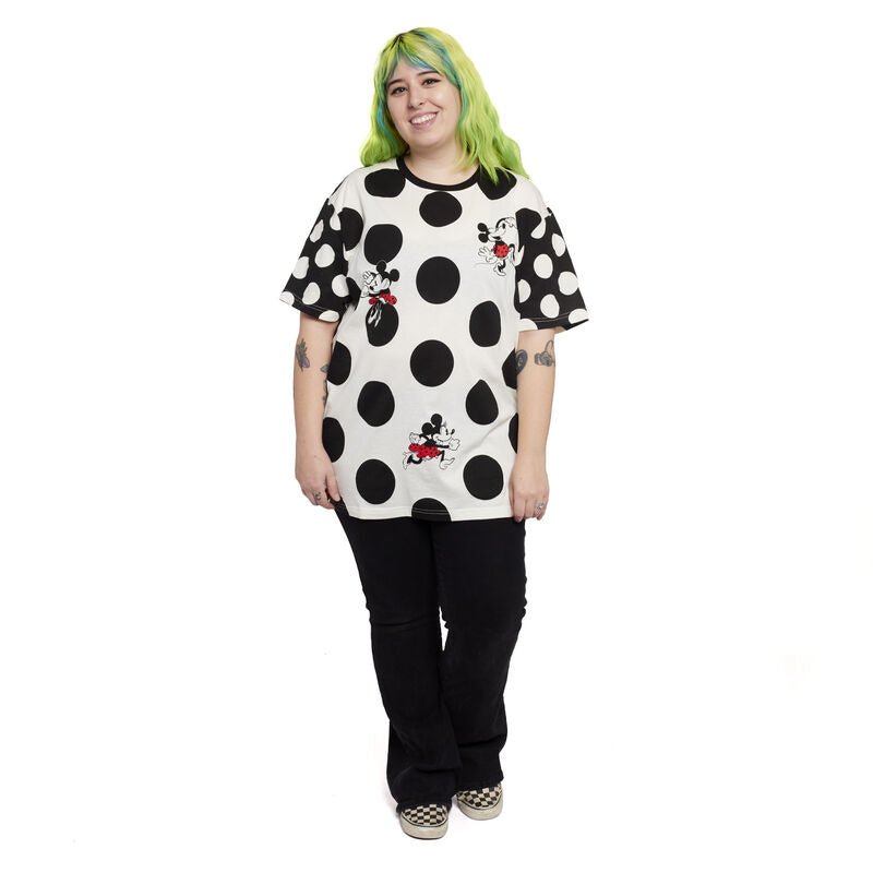 Loungefly x Disney Minnie Mouse Rocks The Dots Unisex T - Shirt - GeekCore