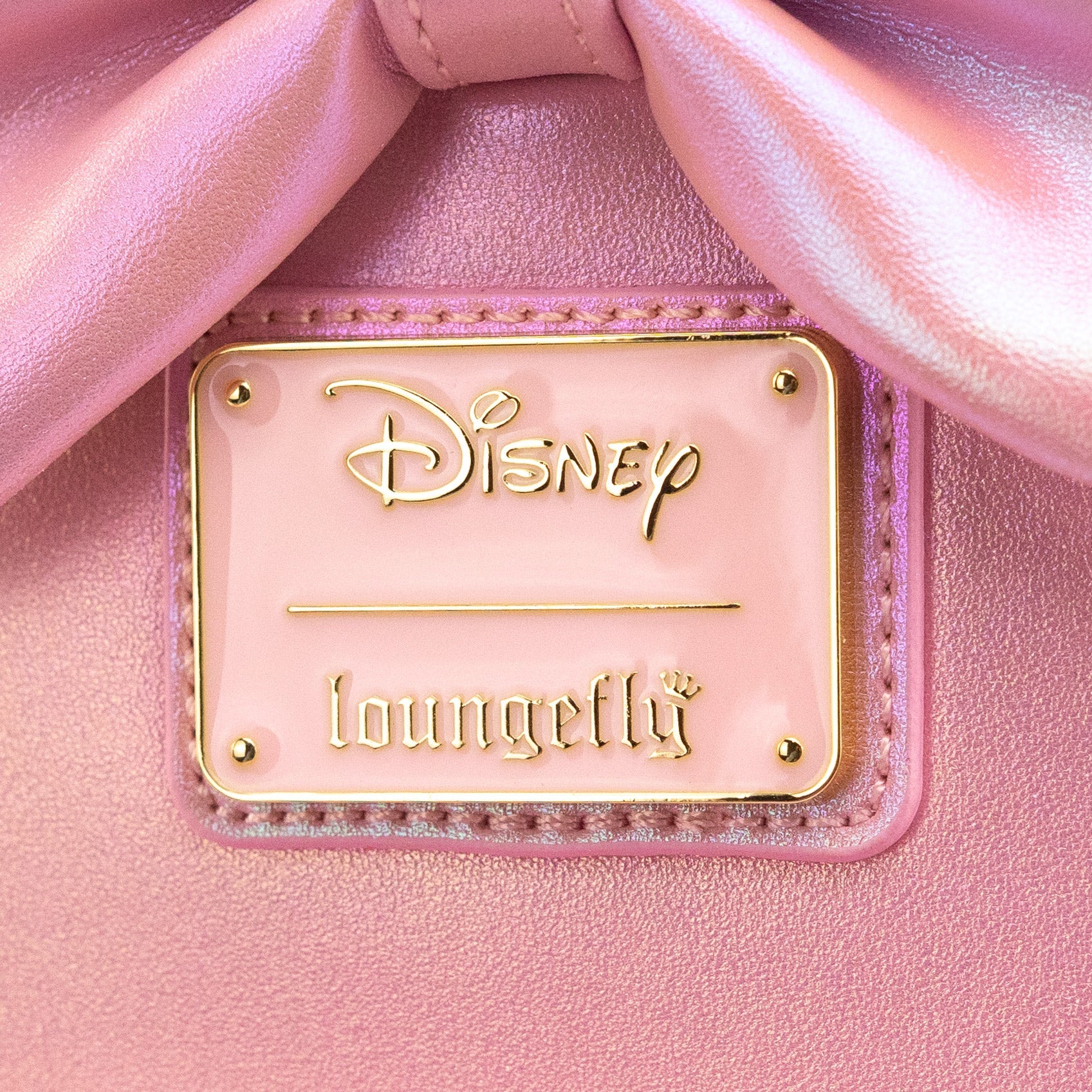 Loungefly x Disney Minnie Mouse Rose Iridescent Quilted Mini Backpack - GeekCore