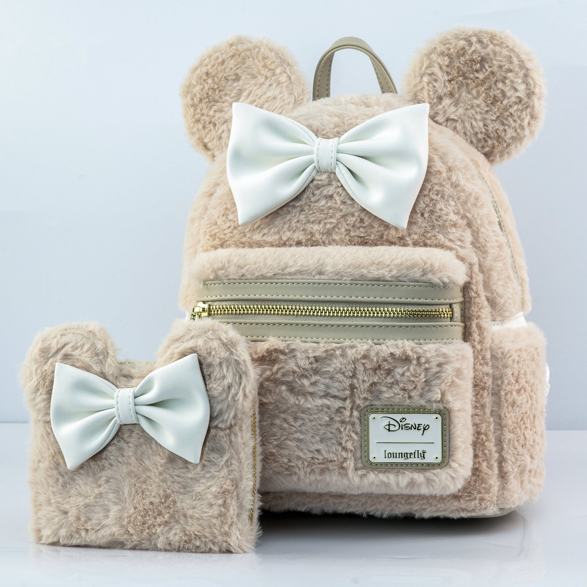 Loungefly x Disney Minnie Mouse Sherpa Cosplay Mini Backpack - GeekCore