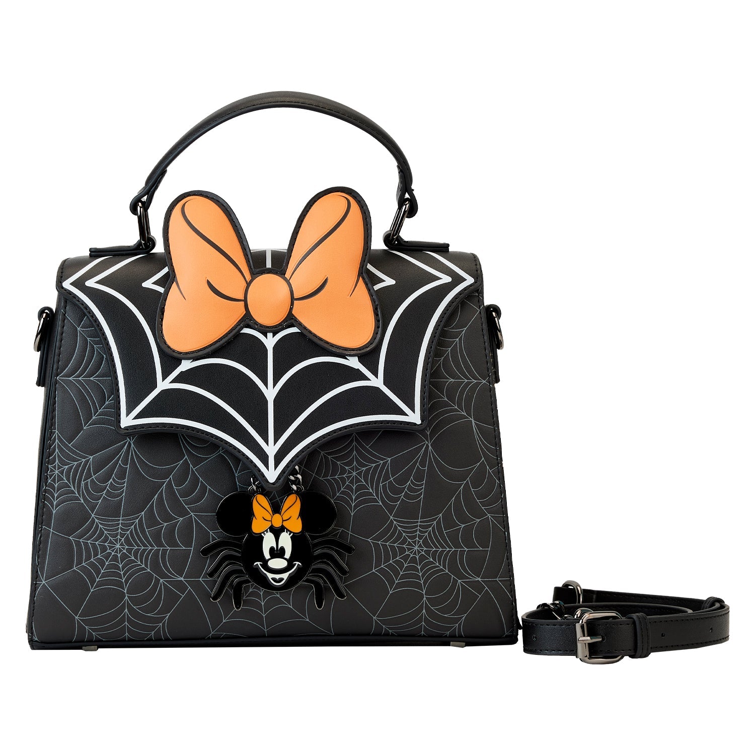 Loungefly x Disney Minnie Mouse Spiderweb Crossbody Bag - GeekCore