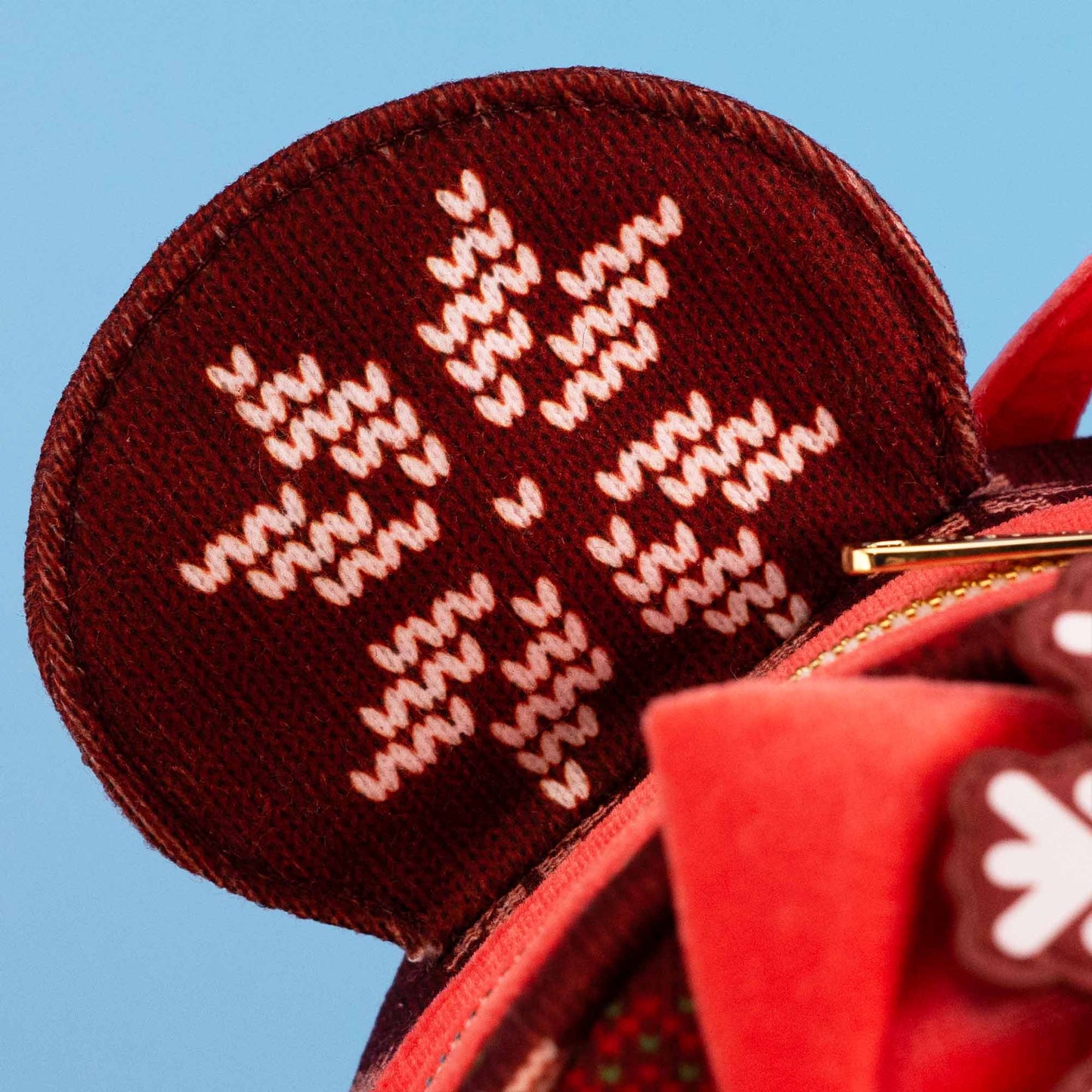 Loungefly x Disney Minnie Mouse Ugly Christmas Jumper Mini Backpack - GeekCore