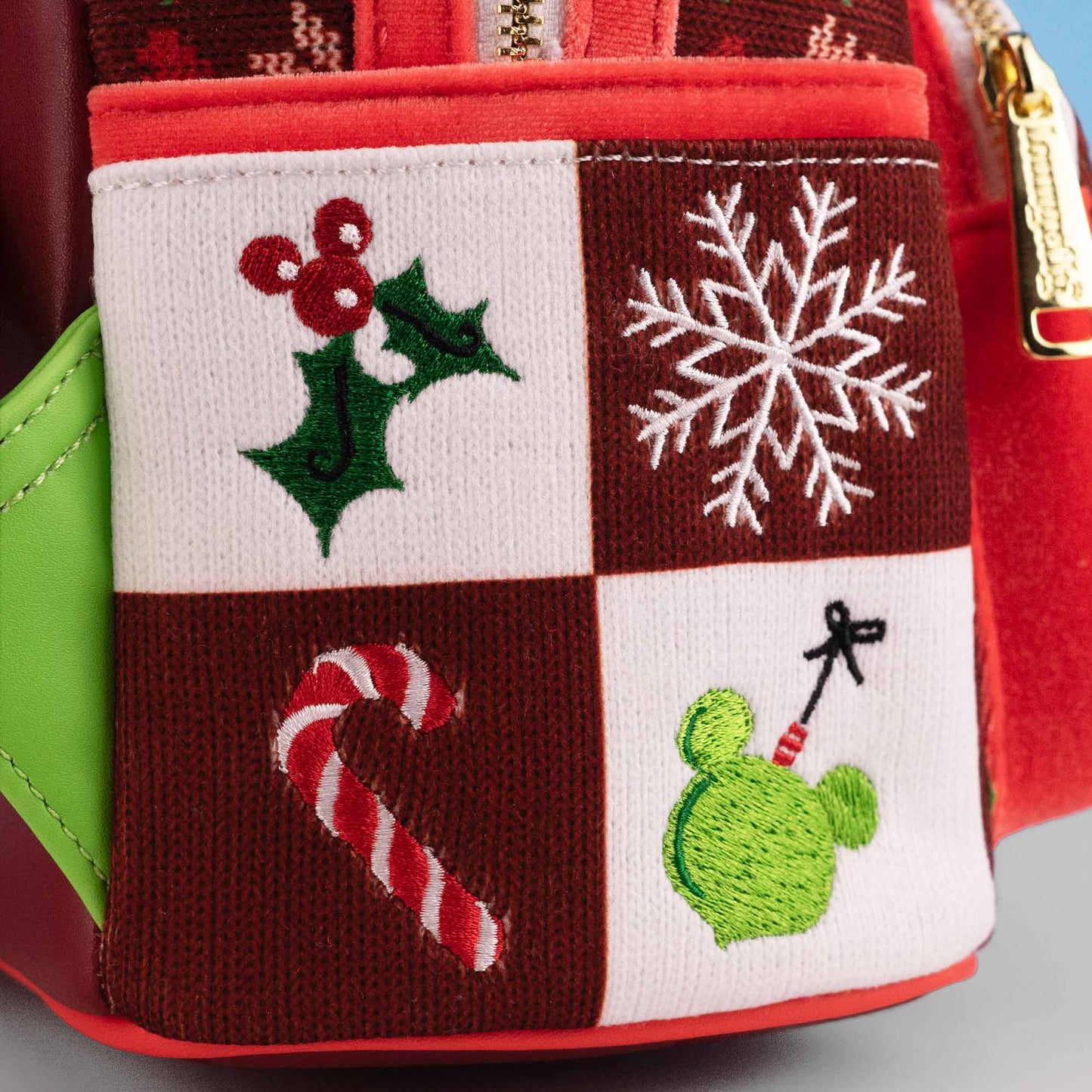 Loungefly x Disney Minnie Mouse Ugly Christmas Jumper Mini Backpack - GeekCore