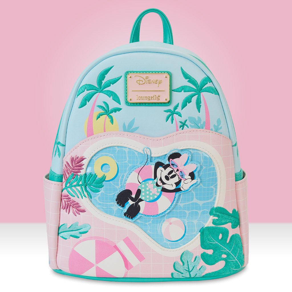 Loungefly x Disney Minnie Mouse Vacation Style Mini Backpack - GeekCore