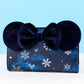 Loungefly x Disney Minnie Mouse Velvet Snowflakes AOP Wallet - GeekCore