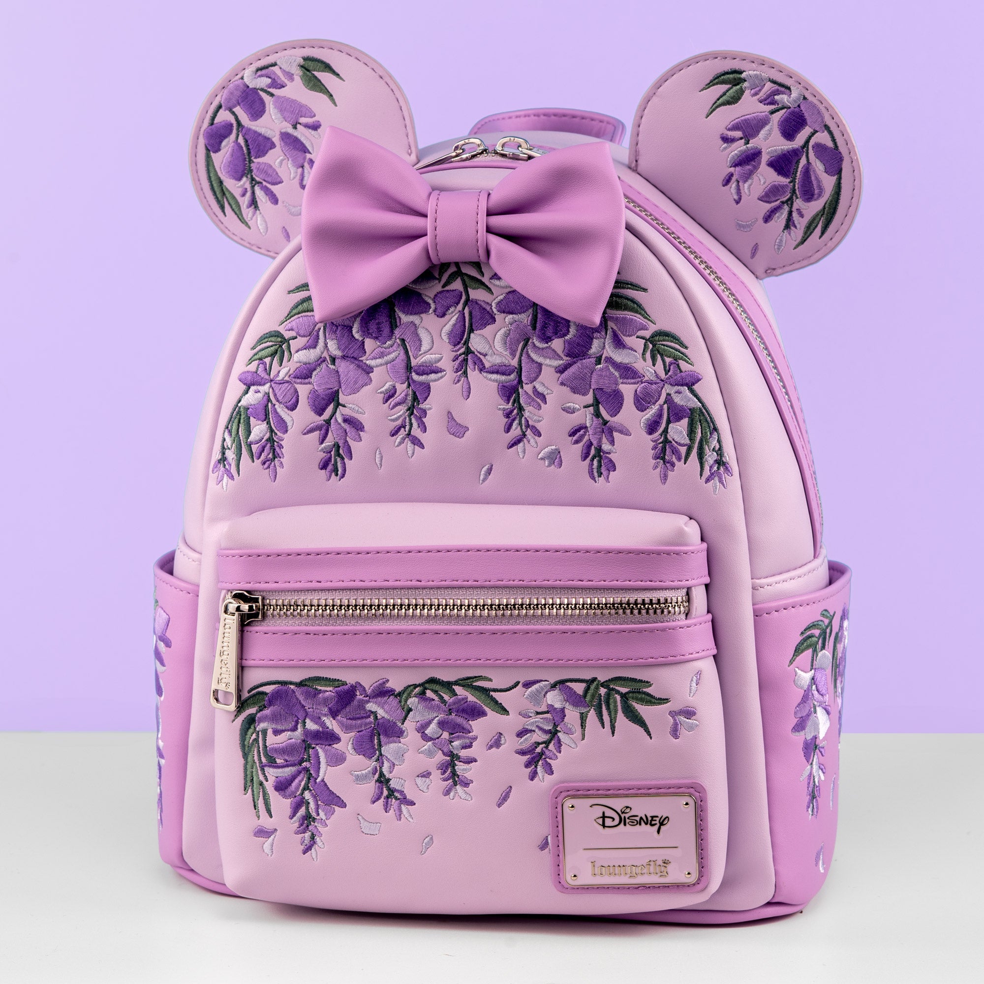 Loungefly x Disney Minnie Mouse Wisteria Floral Scented Mini Backpack - GeekCore